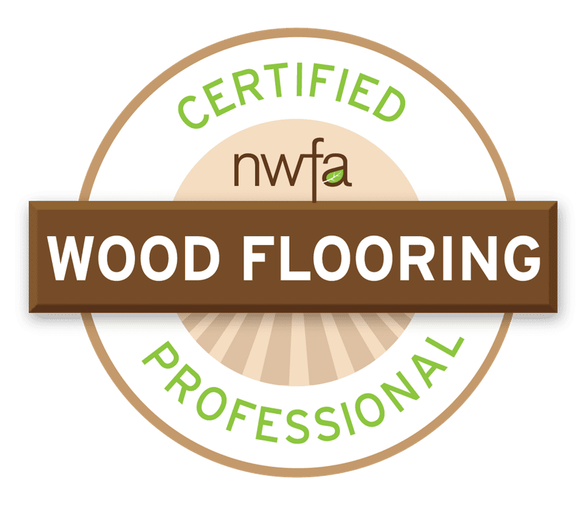 Certified Wood Flooring Professional Badge from the NWFA