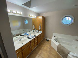 George & Dena Rogers Bathroom Remodel - Before